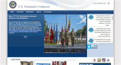 Desktop Screenshot of northcom.mil