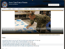 Tablet Screenshot of jtfn.northcom.mil